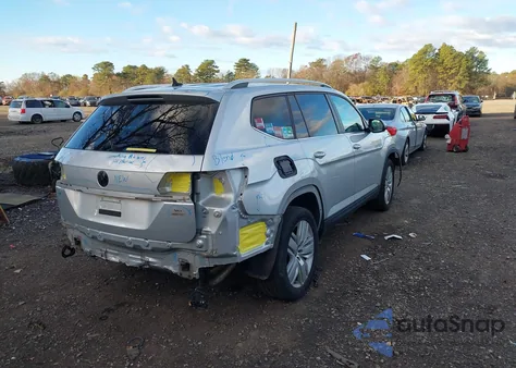 2019 Volkswagen Atlas 3.6L V6 Se W/Technology from USA, damaged, VIN 1V2UR2CA7KC602448